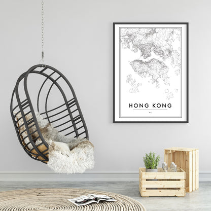  Hong Kong kartplakat