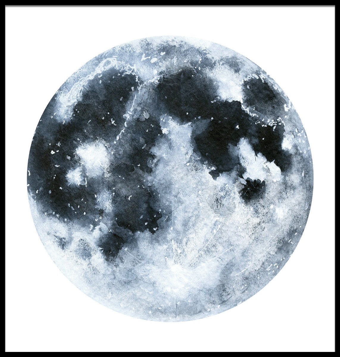  Moon Illustration plakat
