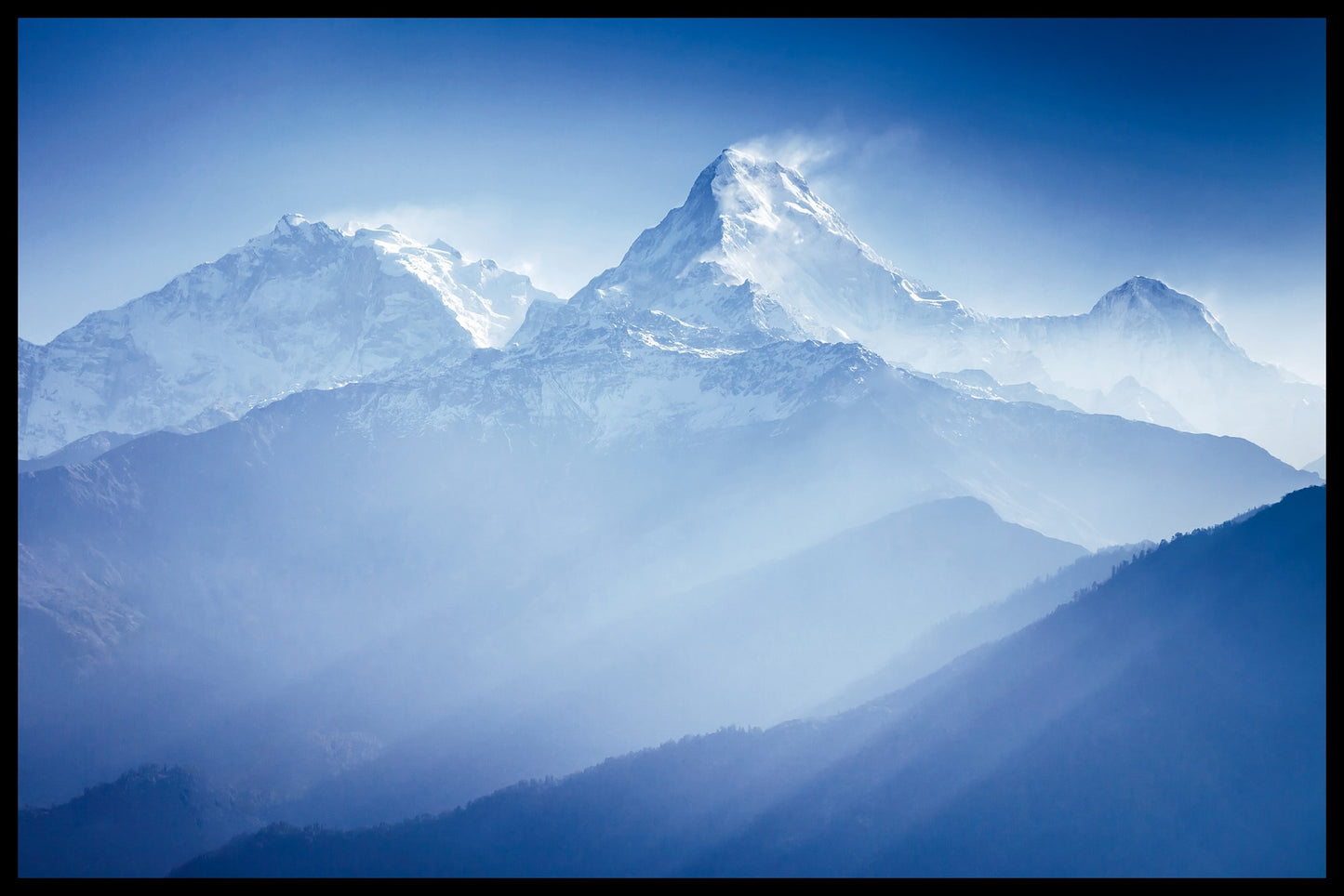 Annapurna Mountain plakat