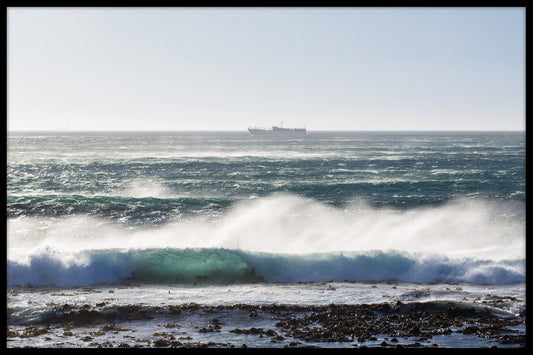 Ocean Waves Ship plakat